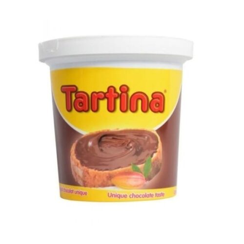 Tartinade au chocolat et beurre de cacahuète.
